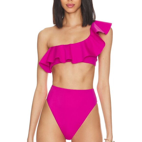 Cleobella swimsuit, Alice bottom and Mae Top, Magenta, Size XS - Picture 6 of 6